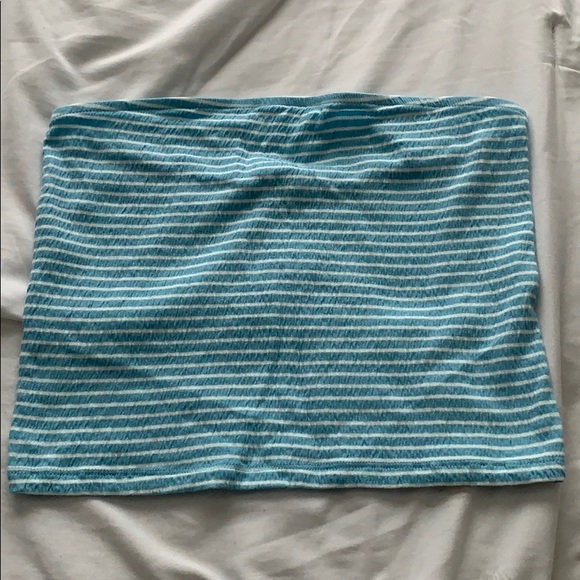 American Eagle Outfitters Tops - Blue and white striped tub top